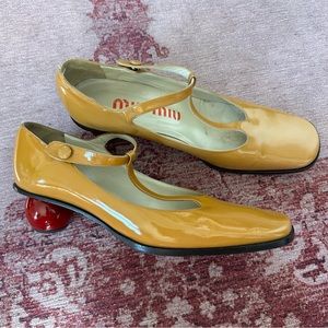 Miu Miu Ball Heel Mary Janes